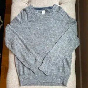 2 ITEM BUNDLE: Crewcuts Boys Crewneck and Lands End V-neck Sweaters, Size 8
